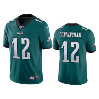 Men Philadelphia Eagles #12 100th Season Randall Cunningham Midnight Green Limited Jersey