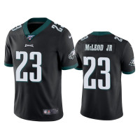 Men Philadelphia Eagles #23 Rodney McLeod 100th Season Black Vapor Limited Jersey