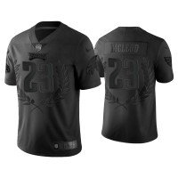 Men Philadelphia Eagles #23 Rodney McLeod Black Vapor Limited Platinum Jersey