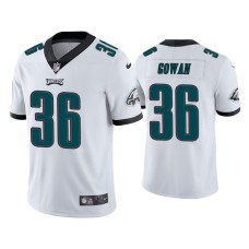 Men Philadelphia Eagles #36 Tay Gowan Vapor Limited White Jersey