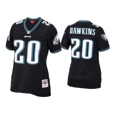 Women Philadelphia Eagles #20 Brian Dawkins Black Legacy Replica Jersey