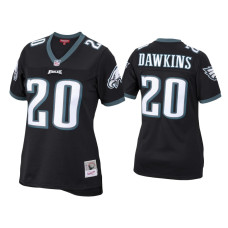 Women Philadelphia Eagles #20 Brian Dawkins Black Legacy Replica Jersey