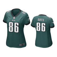 Women Philadelphia Eagles #86 Green Zach Ertz Nike Game Jersey