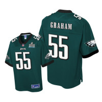 Youth Philadelphia Eagles #55 Green Brandon Graham Pro Line Jersey