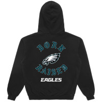 Philadelphia Eagles Born x Raised Unisex Pullover Hoodie - Black