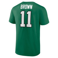 A.J. Brown Philadelphia Eagles Fanatics Branded Player Icon Name & Number T-Shirt - Kelly Green