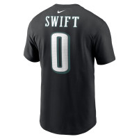 D'Andre Swift Philadelphia Eagles Nike Player Name & Number T-Shirt - Black