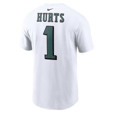 Jalen Hurts Philadelphia Eagles Nike  Player Name & Number T-Shirt -  White