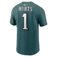 Jalen Hurts Philadelphia Eagles Nike  Player Name & Number T-Shirt - Midnight Green