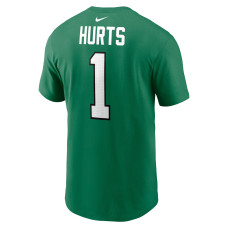 Jalen Hurts Philadelphia Eagles Nike Alternate Player Name & Number T-Shirt - Kelly Green