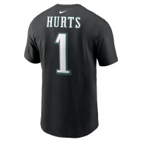 Jalen Hurts Philadelphia Eagles Nike Player Name & Number T-Shirt - Black