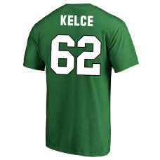 Jason Kelce Philadelphia Eagles Fanatics Branded Big & Tall Throwback Player Name & Number T-Shirt - Kelly Green