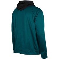 Philadelphia Eagles New Era 2023 NFL Training Camp Raglan Pullover Hoodie - Midnight Green