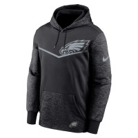 Philadelphia Eagles Nike RFLCTV Chevron Pullover Hoodie - Black