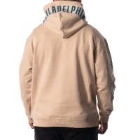 Philadelphia Eagles The Wild Collective Unisex Heavy Block Graphic Pullover Hoodie - Cream